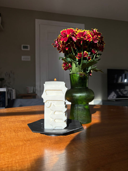 Pint Candle "OFFWHITE"